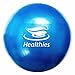Healthies Small Exercise Ball - 9 Inch Fitness Ball for Physical Therapy, Pilates, Yoga, Barre, Stability Ball, Shoulder and Core Training - with Straw