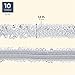 Sequin Trim, Sewing Accessories and Supplies (Silver, 10 Yards)