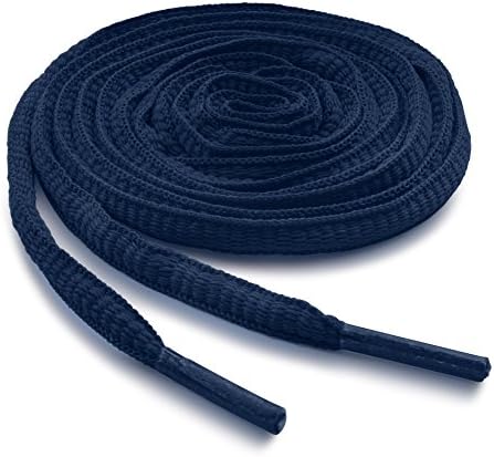 OrthoStepOval Athletic Shoelaces - Shoe Laces for Sneakers 2 Pair Pack - Made in USA