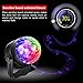 Alviller Party Lights, Led Disco Ball Lights DJ Light Mirror Ball Sound Activated Strobe Light 9 Modes Stage Par Karaoke Lights Lamp (Multicolor2)