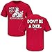 St. Louis Cardinals Fans. Don't Be a Dick Red T-Shirt (S-3X)