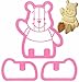 Winnie the Pooh Sitting 3D Cookie Cutter & Toast Press Set