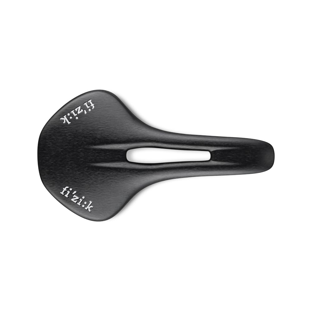 Fizik Vento Antares 00 Road Bike Saddle, Full Carbon Shell and Carbon Braided Rails, 150mm Width, Black