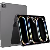 Puxicu Clear Case for iPad Pro 13 Inch M4 (2024 Model, 7th Generation), Slim Design Flexible Soft TPU Protective Cover for iPad Pro 13 Inch M4(2024), Transparent