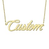BYBWBL Personalized Custom Name Necklace Stainless