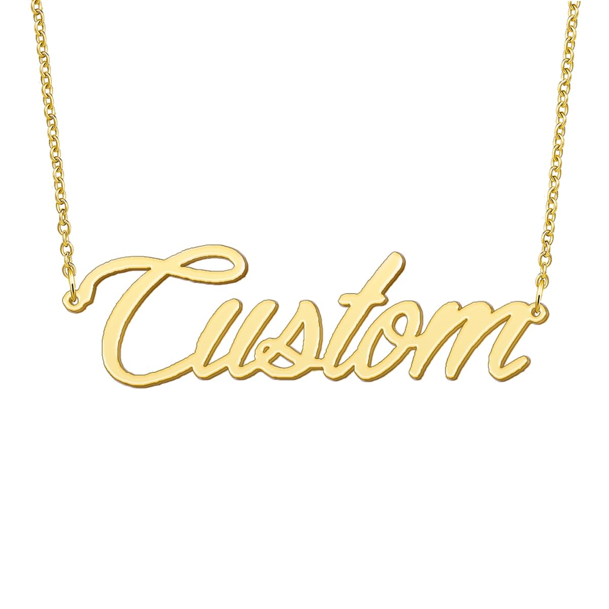 BYBWBL Personalized Custom Name Necklace Stainless