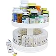North American Health + Wellness Herrschners Revolving Medicine Center, White (JB6300)