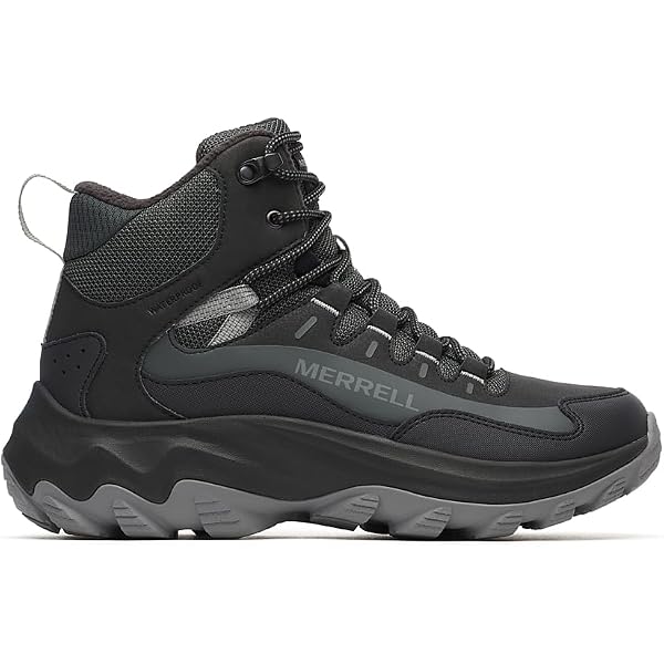 Merrell Men\'s Thermo Chill Mid Shell WP Black Hiking Boots - Size 11.5 M Merrell Thermo Chill Mid Mens Boots Black 11.5 - Walmart.com main image 3