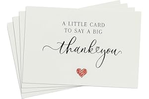 Frelimiu Thank You Cards with Words And Envelopes (Thank You)