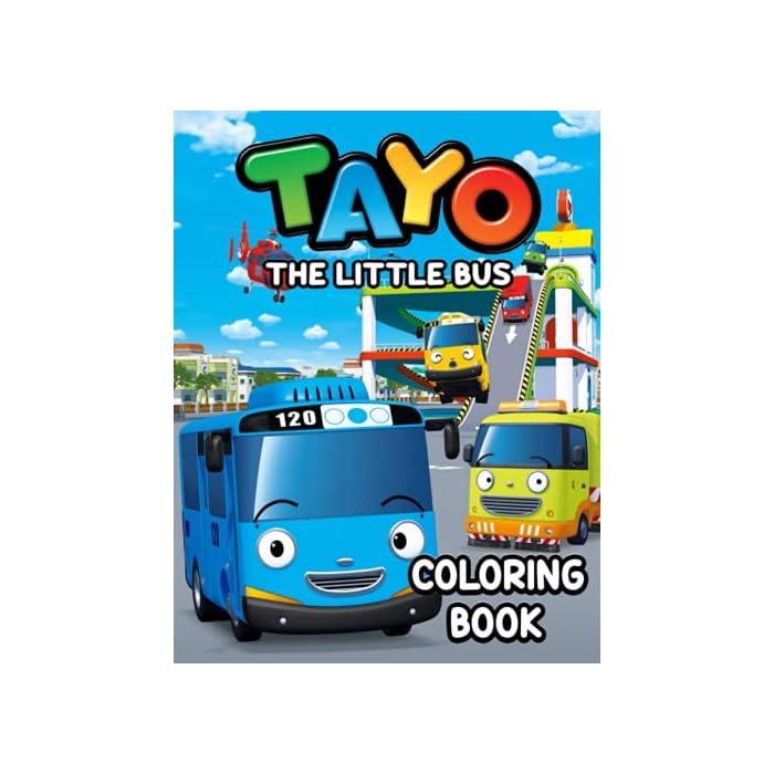 Buy Tayo the Little Bus Coloring Book: Plenty Of Stunning Coloring