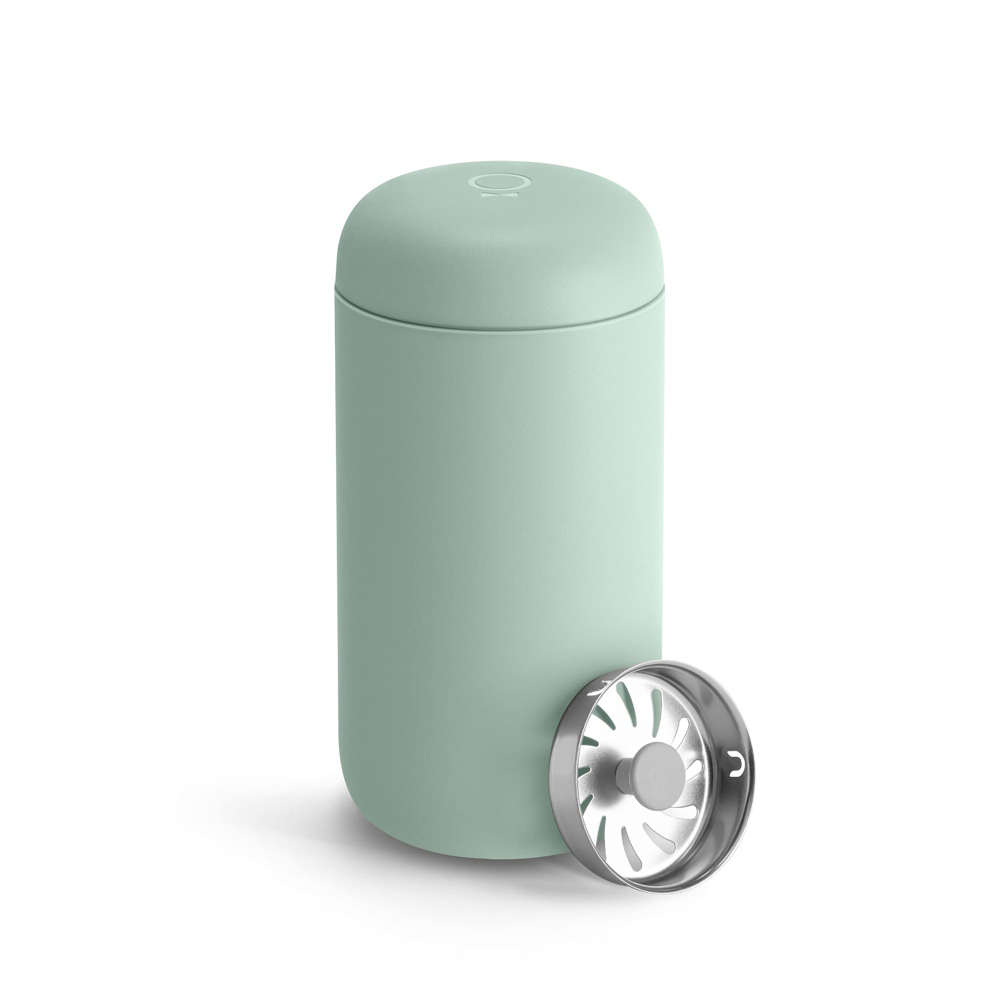 Photo 1 of Fellow 12 oz Carter Move Travel Mug - Vacuum-Insulated Stainless Steel Travel Coffee Mug - Coffee Tumbler with Ceramic Interior and Splash Guard - Mint Chip