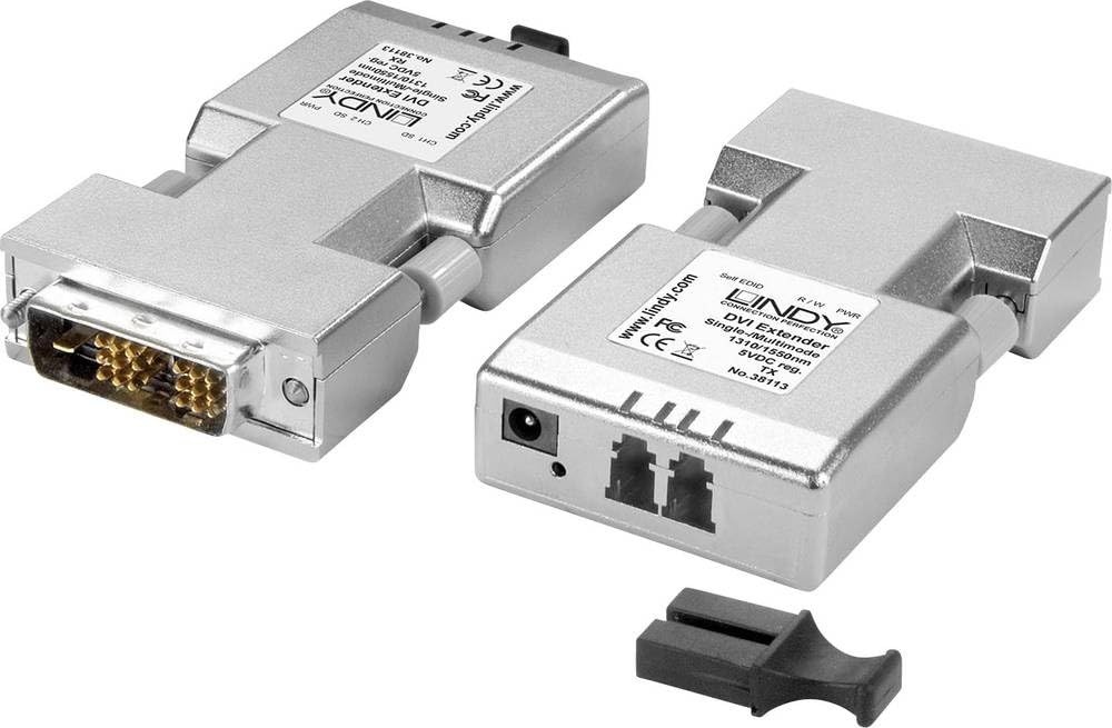 LINDY Fibre Optic DVI-D Extender 1500m