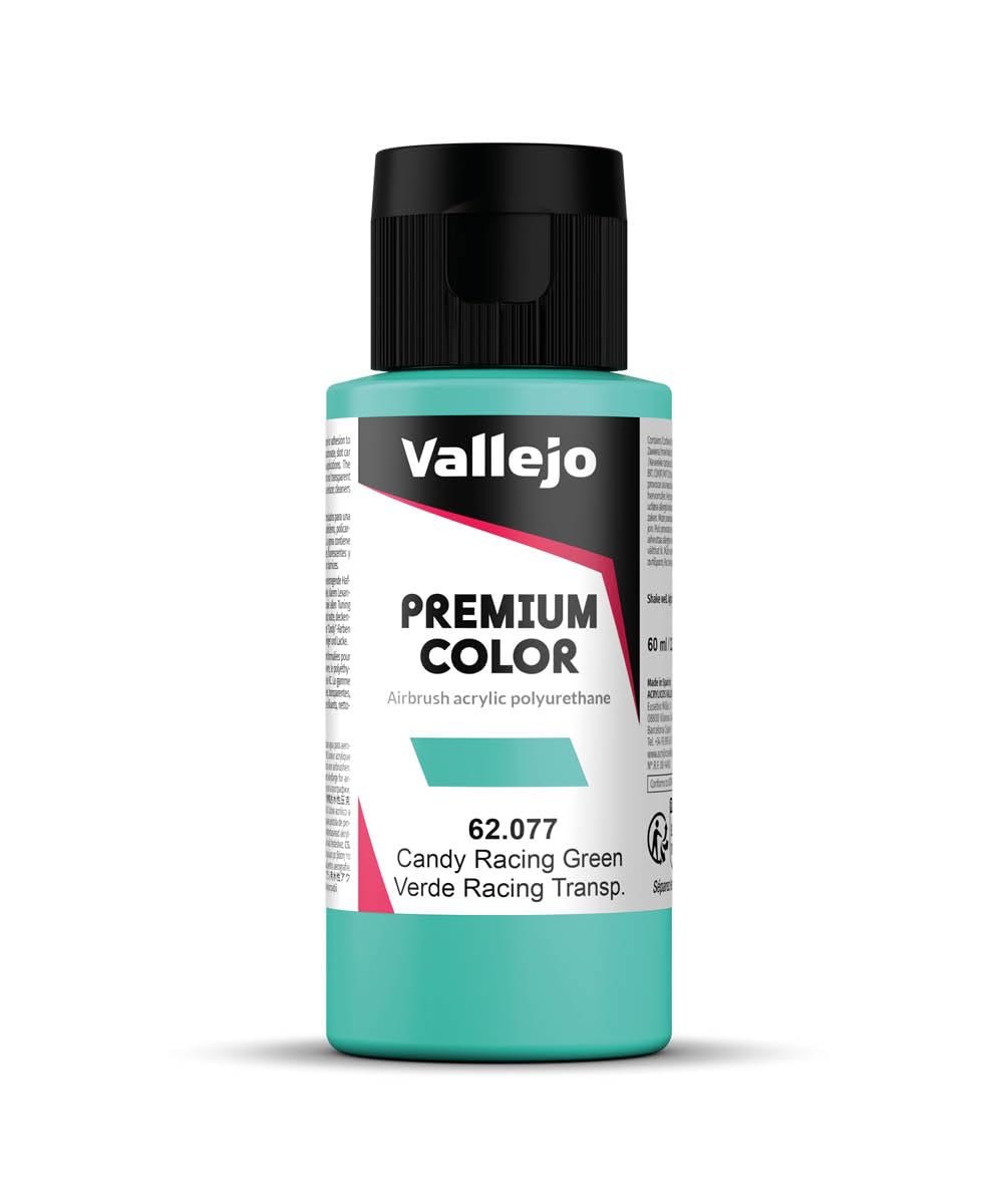 Vallejo Premium Color 60 ml Paint - Candy Racing Green โ image 1