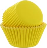 Culpitt Select Yellow Baking Cases 50mm Cupcake Cups Pack of 50 Greaseproof view 1