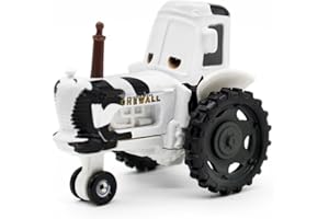 Flmenunu Movie Car Toy 1:55 Scale Die-Casting Car Metal Alloy Boy Kid Toy (Cow Tractor White)