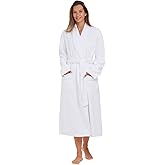 MONARCH Unisex Plush Lined Microfiber Bath Robe - Soft Shell with Polyester Lining, Resort-Grade Hotel & Spa Robe with Pocket