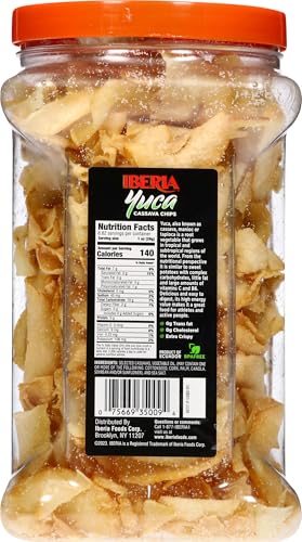 IBERIA YUCA/CASSAVA CHIPS, 8.8 OZ