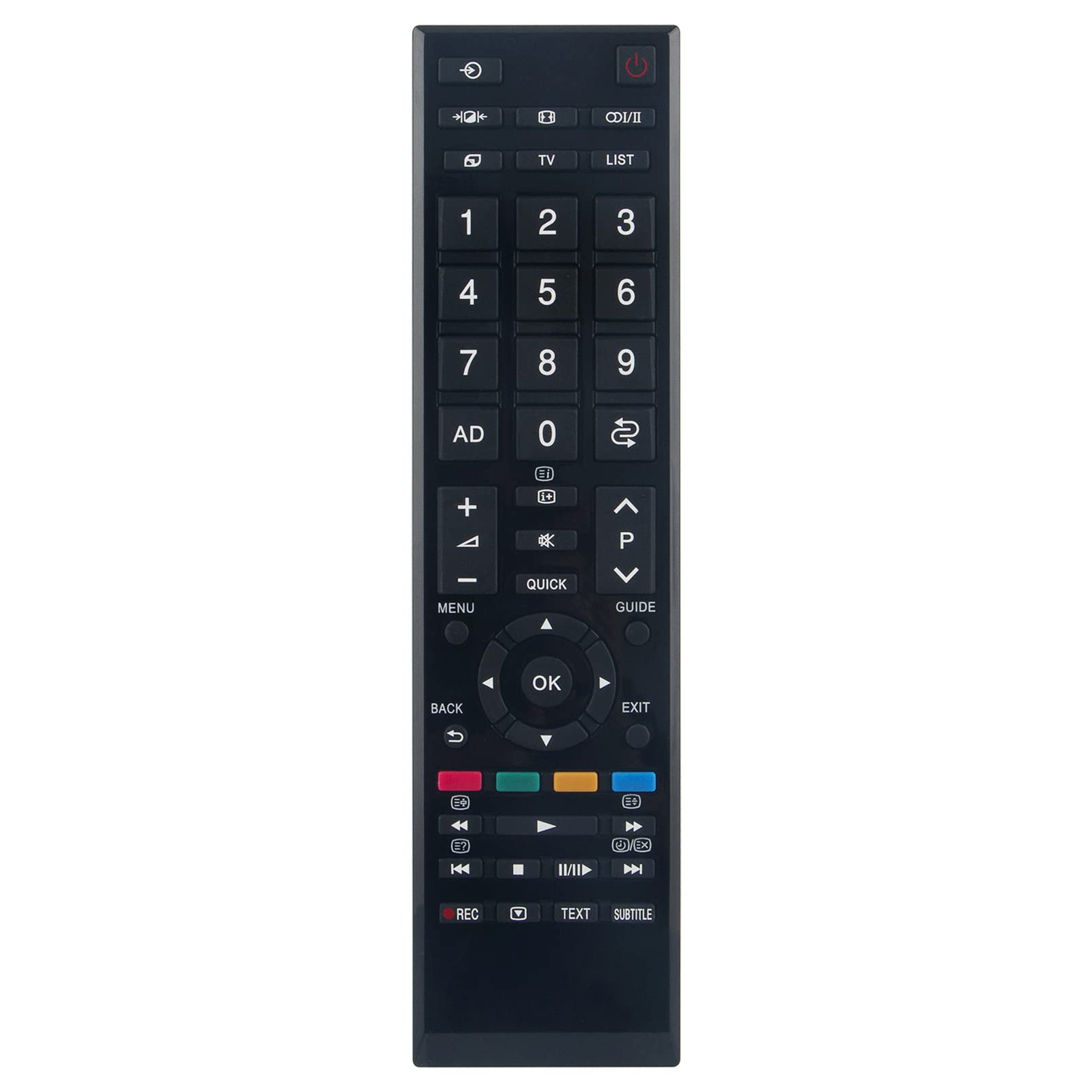 ALLIMITY CT-90420 Remote Control Replace fit for Toshiba LED Smart TV 32L938 40RL938 32RL900A 40RL900A 32RL933G 32RL938F 32RL938G 32RL939G 32SL970G 40RL933 40RL938F 40RL958B