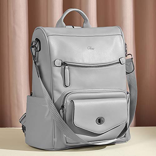CLUCI Women Backpack Purse Convertible Leather Fashion Designer Bookbag