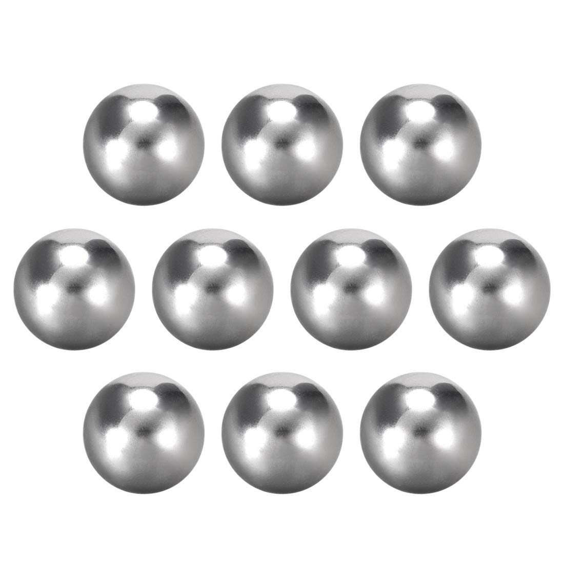sourcing map Precision Chrome Steel Bearing Balls 13mm G10 10pcs