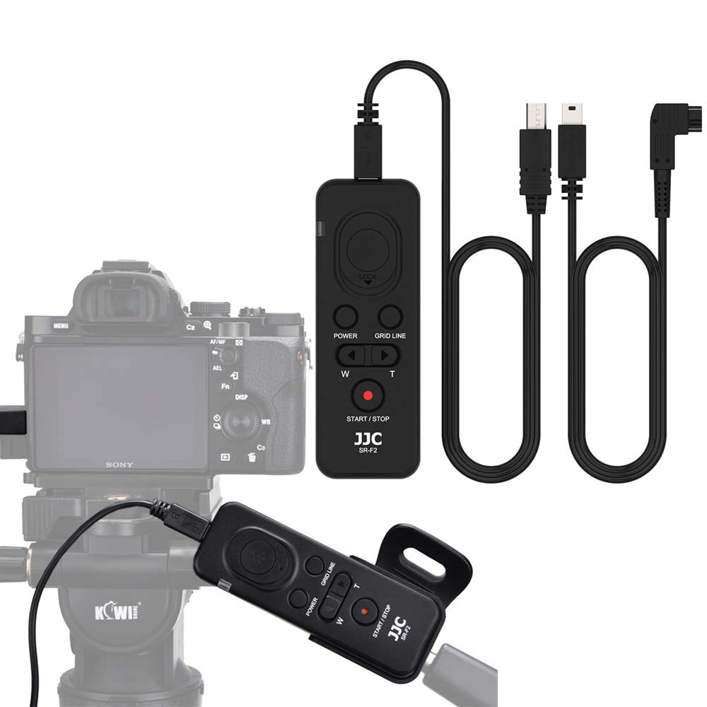 8 in 1 Video Remote Shutter Release Control Replace for Sony RM-VPR1 Commander multi terminal for Sony FDR- AX33 AX53 PJ410 CX405 CX900 Camcorder a6600 a6100 a6500 A9 II A99 RX100 VII a7R IV A7 Camera