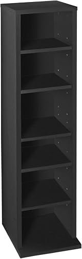 Lillyvale DVD Storage Tower Rack 102 CD Unit Shelf Organiser Black view 1