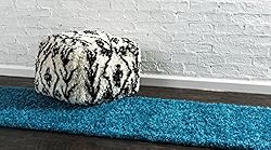 Unique Loom Solid Shag Collection Area Rug