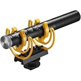 GODOX VDS-M2 Supercardioid Condenser Shotgun Microphone (Black) | Safety Channel and dB Peak Warning Light, Superior Sound Experience, Dual Use for All Your Needs, Tailor Sound as You Like