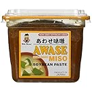 Miko - Awase Miso Soyabean Paste (Aka + Shiro) - 500 Gram - GMO Free Japanese Miso Paste