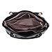 LINGTOM 3 pieces Lady Womens PU Leather Shoulder Bags Top Handle Cross Satchel Handbag Set,Black