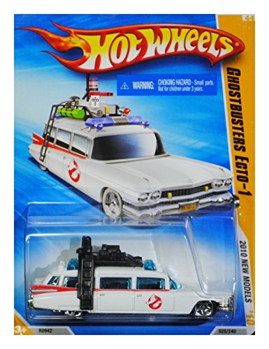 HOT WHEELS 2010 NEW MODELS 25 OF 44 GHOSTBUSTERS ECTO-1 WHITE WAGON