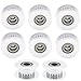 CTYRZCH 8 Pcs Aluminum Idler Pulley with Dual Ball Bearings, GT2 20T for 6mm Wide Timing Belt, 5mm Bore, for RepRap 3D Printer