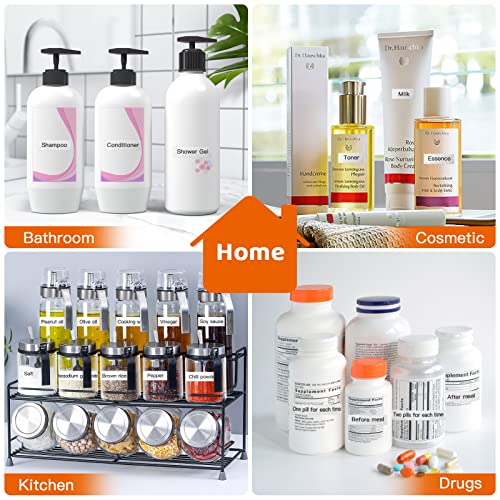 Label Maker Machine with Tape, Bluetooth Mini Label Printer Included Multiple Templates, Merkmak Label Maker for Home, Office, School, Organizer, Store and More, Compatible for Android & iOS