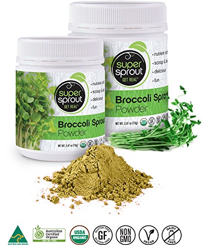 Super Sprout - Broccoli Sprout Powder (Organic) - 135g (4.76oz) [2-PACK]
