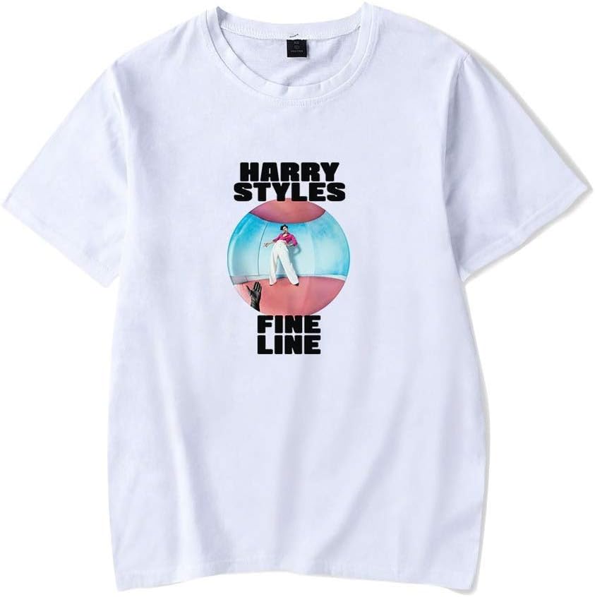 WAWNI Harry Styles Peripheral Printed Casual Loose Short-Sleeved T-Shirt