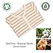 Niteo Baby Organic Cotton Snap Front Coverall, Light Brown Stripes, 12-18M