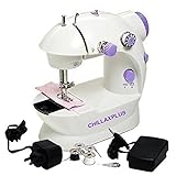CHILLAXPLUS Portable 4 In 1 Mini Sewing Machine With Adapter And Foot Pedal