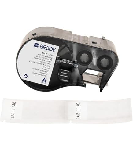 Amazon.com: Brady Authentic (M4-143-427) Self-Laminating Vinyl