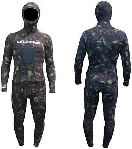 Palantic Spearfishing 7mm Neoprene Camouflage Stretch Max Farmer John Wetsuit