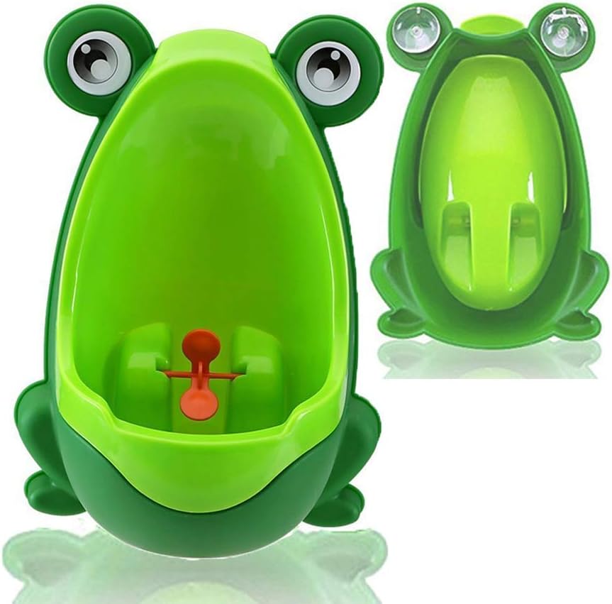 Horolas Children Potty Toilet Training Froggy Baby Urinal, Green