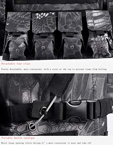 XGHW Herren Weste Größe Multi-Pocket vertikale ärmellose Jacke wasserdichte Anglerweste Outdoor-Freizeit Fotografie… – Bild 5