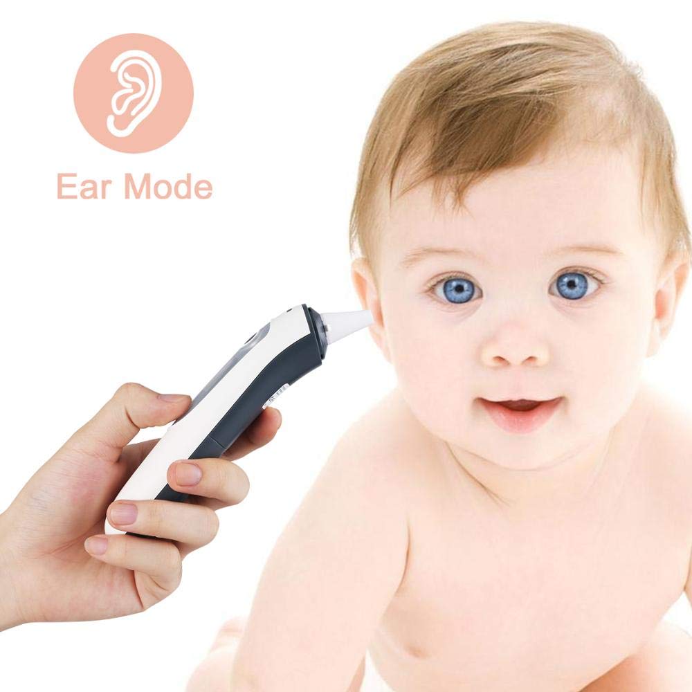 Medical Forehead and Ear Thermometer, Digital Infrared Temporal