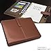 Leather Planner 6 Ring Binder Journal Pu Cover Daily Day Planner Refillable A5 Divider Inserts 2018 2019,Lined Undated,164 Lined Beige Pages,8.11x5.5Inches by izBuy (Brown)