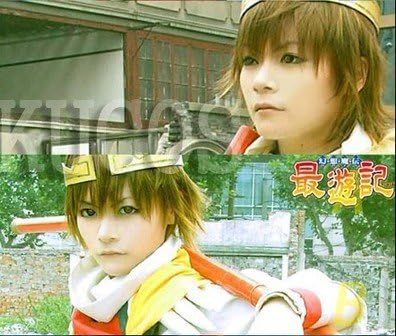 Amazon コスプレウィッグ 幻想魔伝 最遊記シリーズ さいゆうきシリーズ 孫悟空 そん ごくう コスチューム おもちゃ おもちゃ