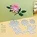 Whitelotous 5pcs Flower Leaves Cutting Dies Handmade DIY Stencils Template Embossing for Card Scrapbooking Craft