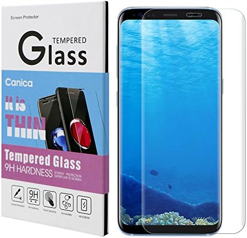 Galaxy S8 Plus Screen Protector,Galaxy S8 Plus Tempered Glass Screen Protector,Canica Samsung S8 Plus Tempered Glass film Full Coverage HD Clear for Galaxy S8 Plus (#001)