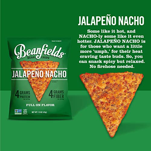 Beanfields Bean Chips, High Protein and Fiber, Gluten Free, Vegan Snack