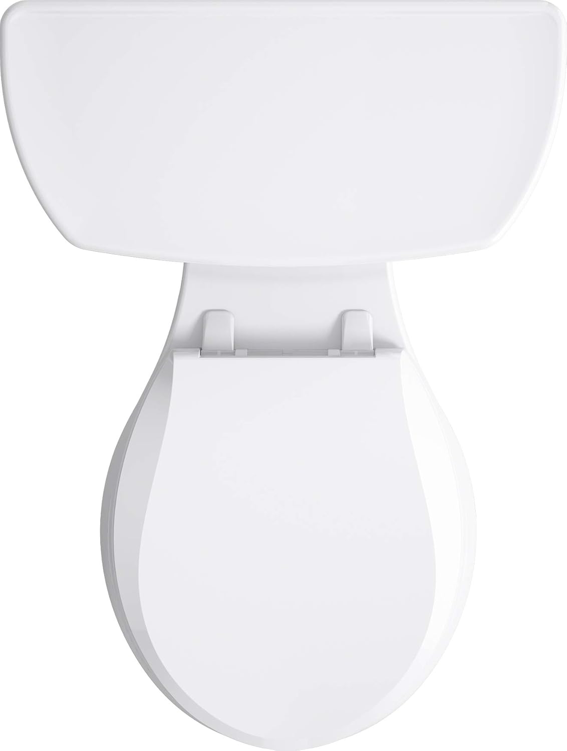 KOHLER K-3987-0 Wellworth Two-Piece Round-Front Dual-Flush Toilet with Class Five Flush System and Left-Hand Trip Lever, White - - 