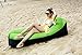 HAKE Inflatable Lounger with Portable Carry Bag for Outdoor and Indoor use (Green Lounger)