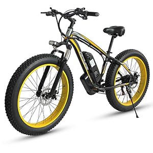 UNCTAD Electric Bikes For Adult, 4.0 Fat Tire Bike/1000W 48V Super Power Electric Bikes With Removable Lithium Battery…